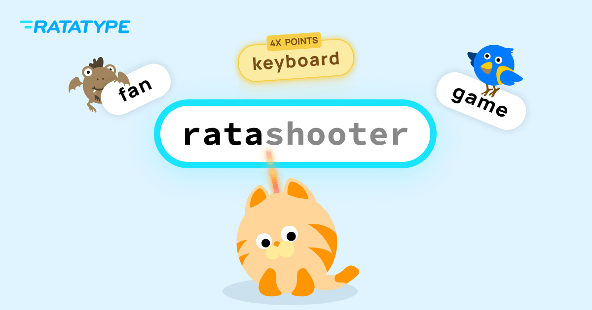 Jogo de digitação online gratuito Ratashooter para crianças e adultos ...